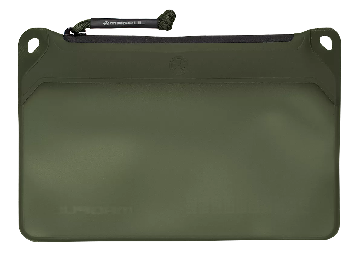 Magpul MAG994-315 DAKA Pouch Windowed Small OD Green Polymer