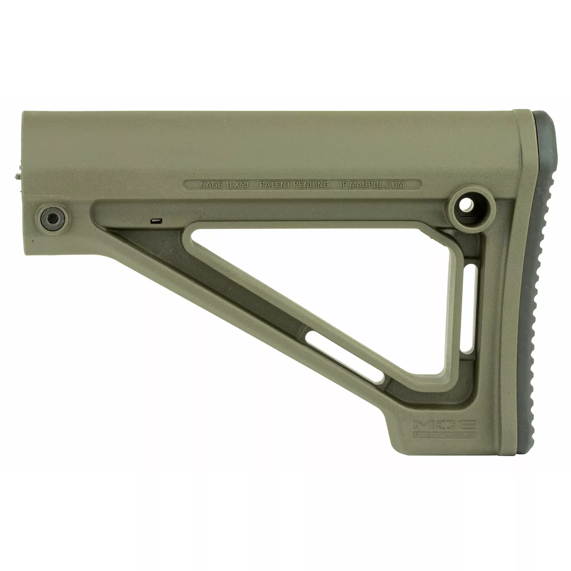 Magpul MOE Fixed Carbine Stock for AR-15, Mil-Spec OD Green, Polymer, 12.2 in LOP – MAG480-ODG