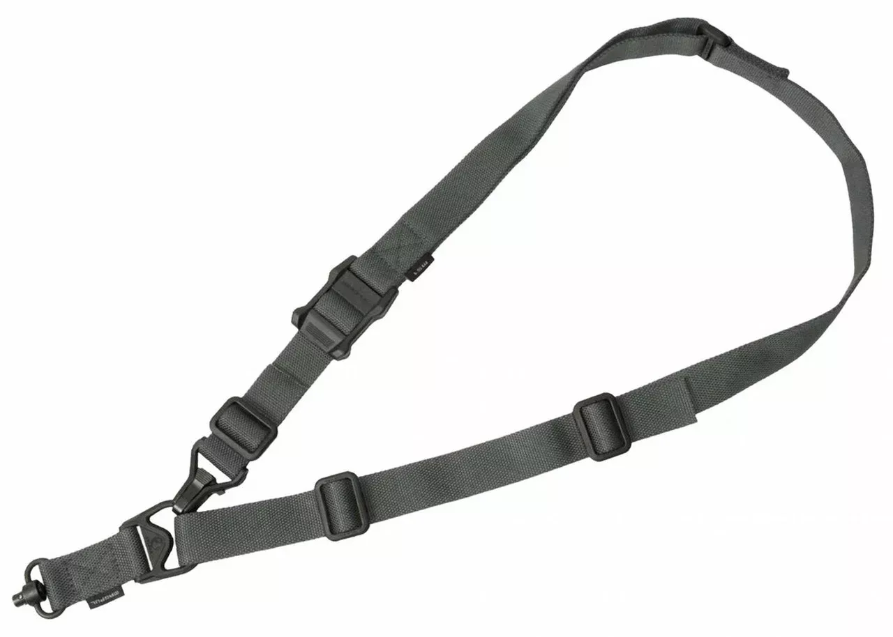 Magpul MS3 Single QD Sling GEN2 1.25 W Adjustable One-Two Point Gray Nylon Webbing for Rifle