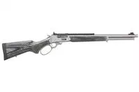 Marlin 70478 1895 Big Loop 45- 70 Gov Caliber With 6 + 1 Capacity, 19 " Barrel, Polished Stainless Metal Finish & Gray Laminate Fixed Stock Right Hand (Full Size)