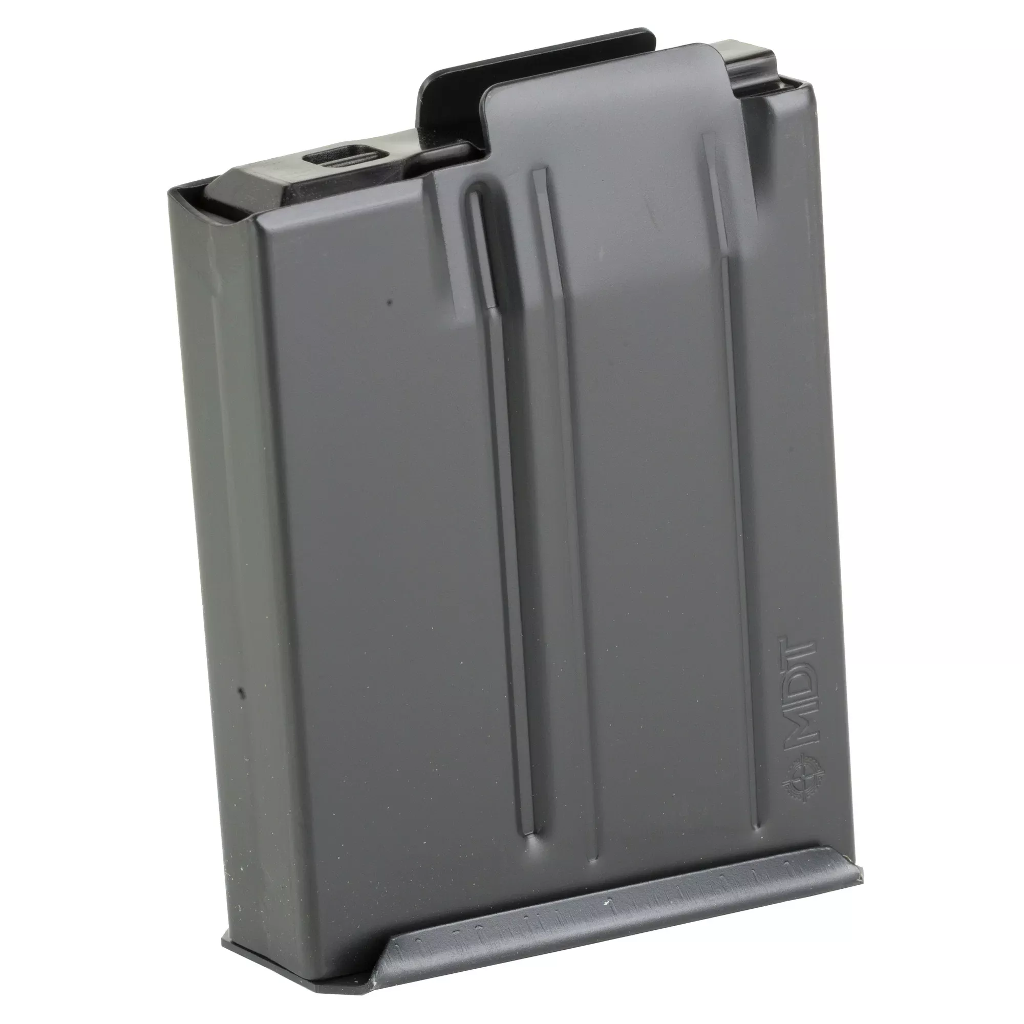 MDT AICS-Pattern Metal Magazine for 6mm ARC/6.5 Grendel, 12-Round Black 105627-BLK