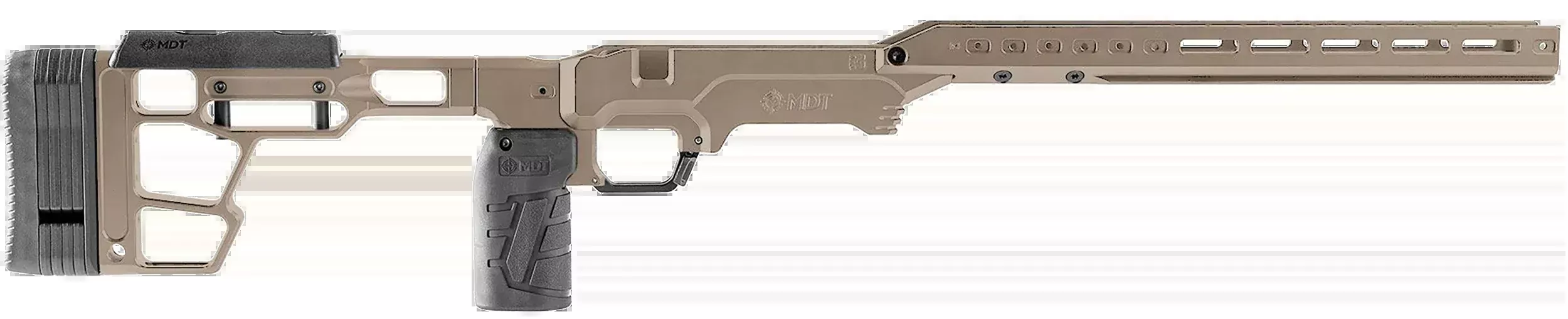 MDT The Competitor LSS Gen3 Chassis System, Flat Dark Earth for Tikka T3/T3X Short Action 114637FDE