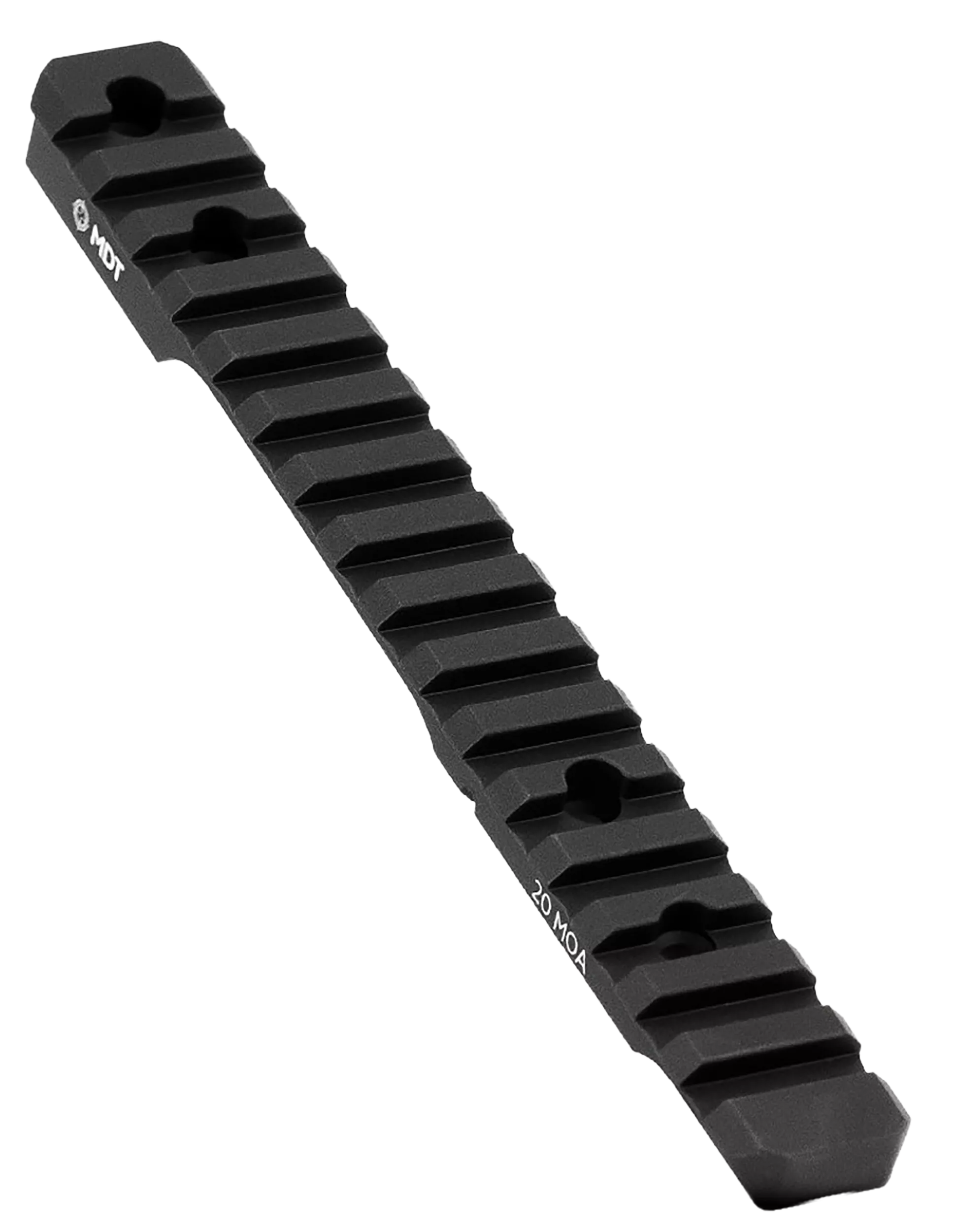 Mdt Sporting Goods Inc 102187BLK Picatinny Scope RailBlack Anodized Aluminum 11" Long, Fits Remington 700 SA, 20 MOA
