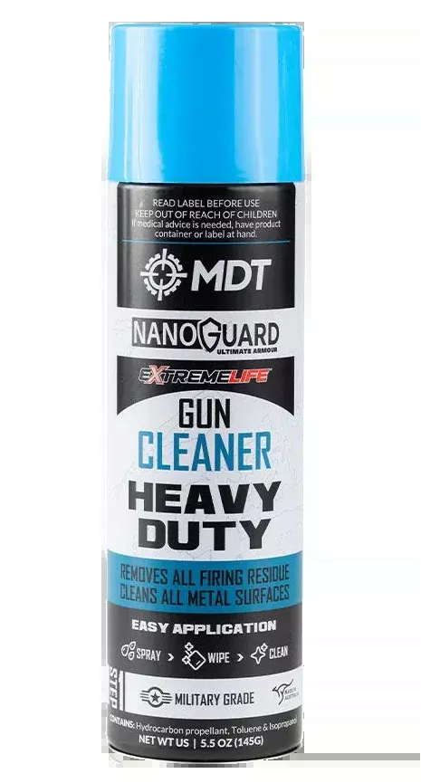 MDT Sporting Goods Inc NanoGuard Heavy Duty Gun Cleaner, 5.5 oz Aerosol, 12-Pack – 114463GCLB
