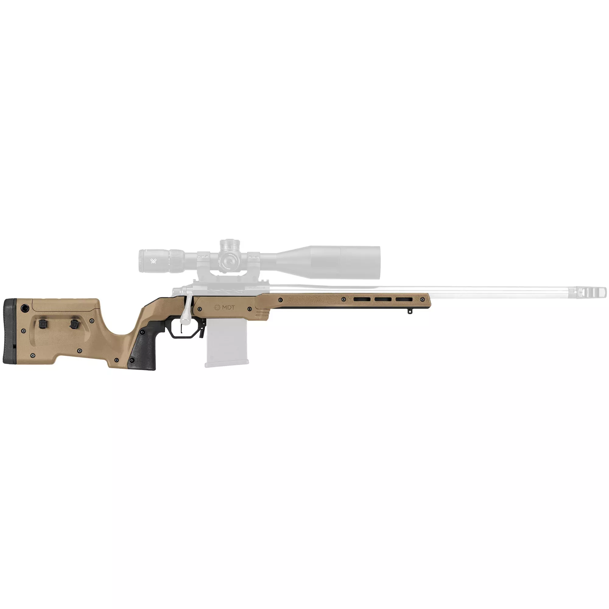 MDT XRS Rifle Chassis for Savage Short Action, Flat Dark Earth, AICS & M-LOK 104692-FDE