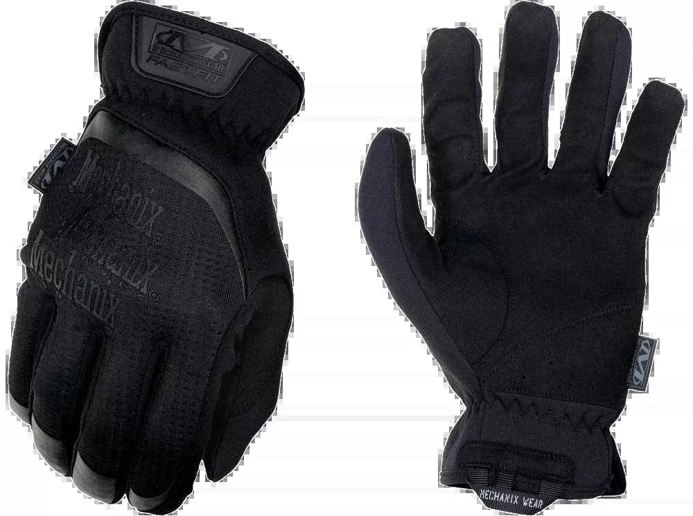 Mechanix Wear FastFit Covert Touchscreen Tactical Gloves, 0.6mm Synthetic Leather - FFTAB55009