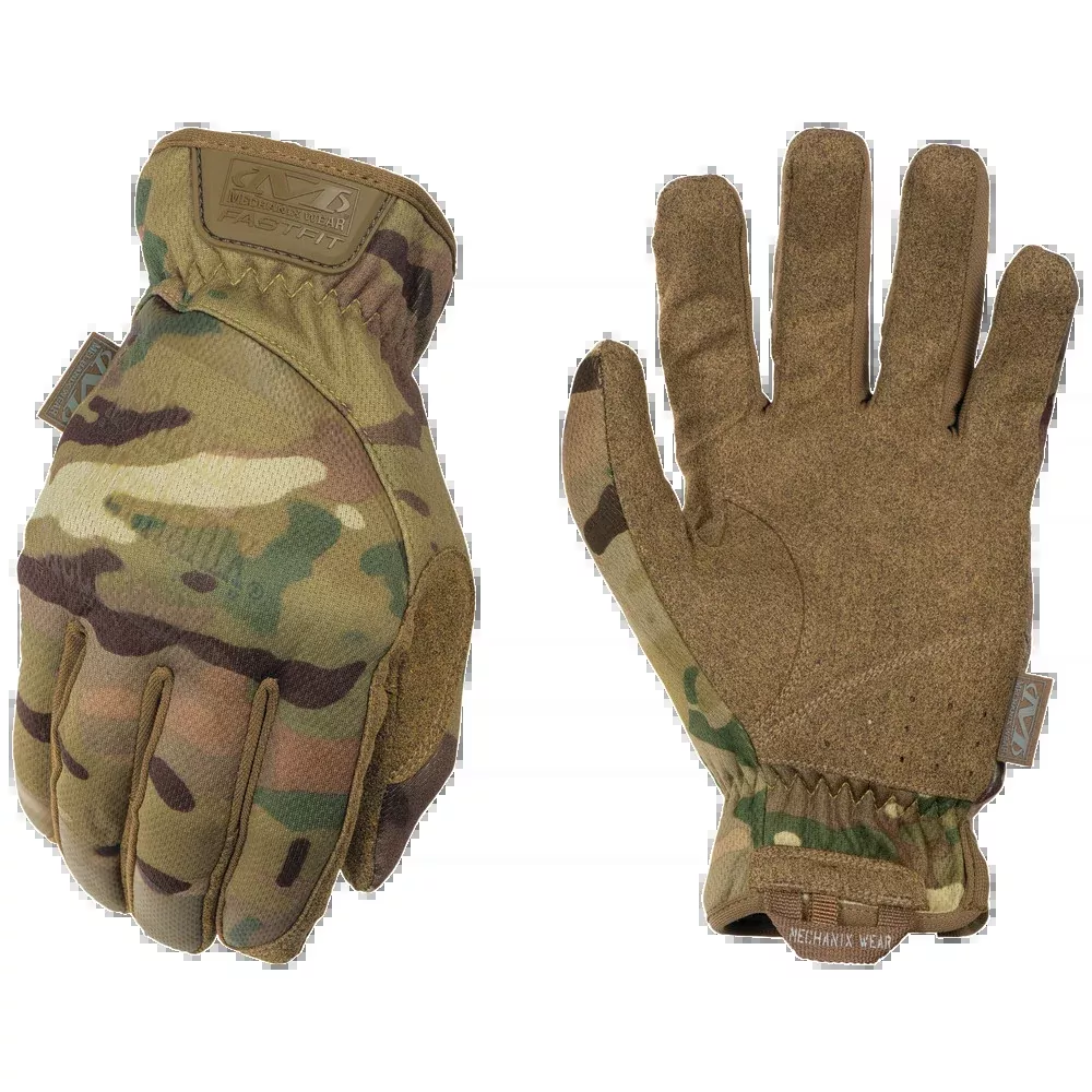 MECHANIX WEAR FastFit Tactical Gloves, MultiCam, Touchscreen 0.6mm Synthetic Leather - FFTAB78010
