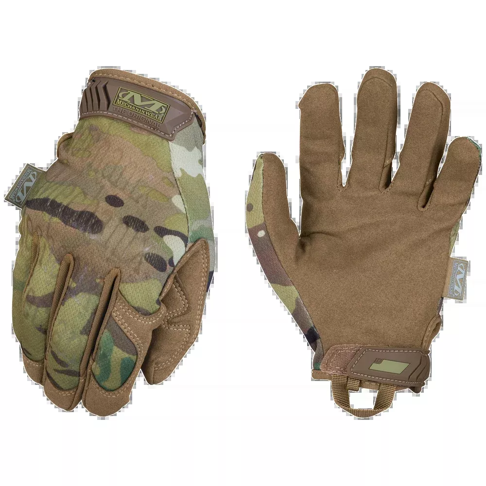 Mechanix Wear Original Tactical Gloves, MultiCam, Large, Touchscreen 0.8mm Synthetic Leather MG78010