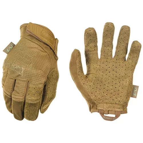 Mechanix Wear Specialty Vent Tactical Shooting Gloves, Coyote, Small – Breathable Mesh, Touchscreen, MCXMSV72008