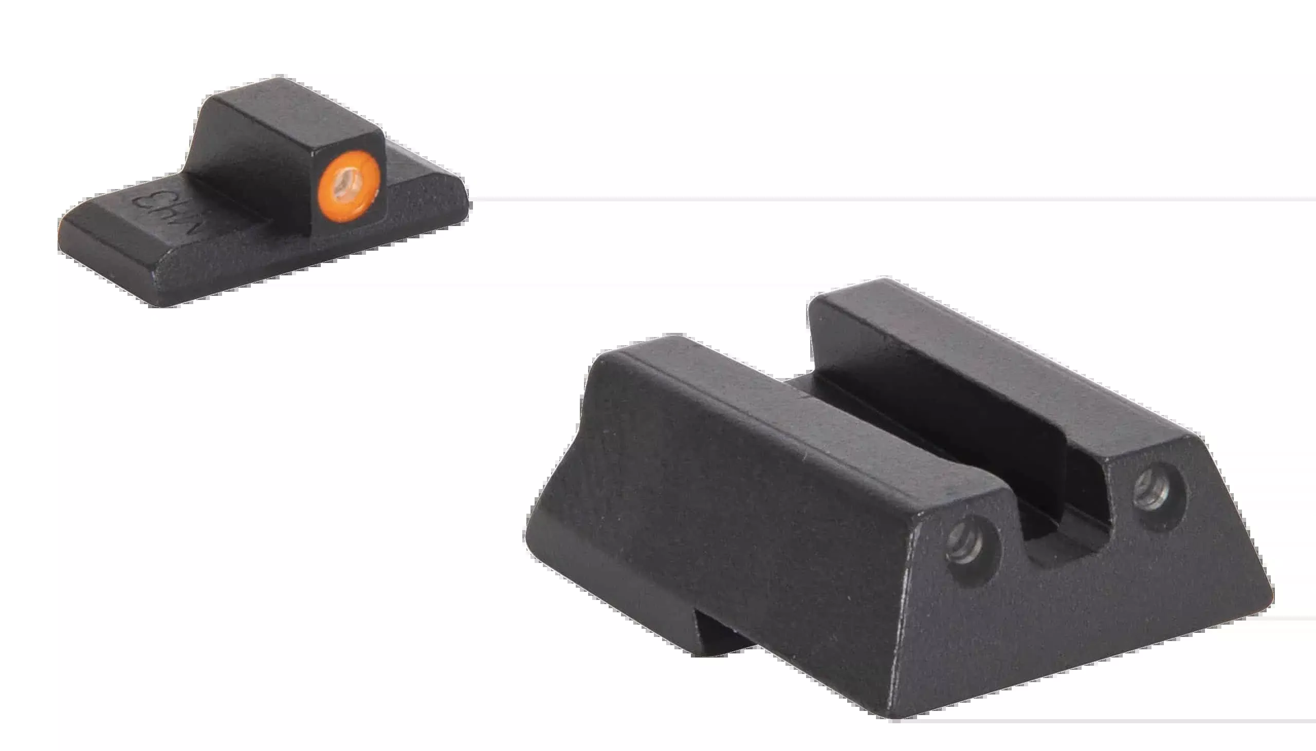 MEPRO USA LLC Hyper-Bright Tritium Sight Set for Heckler & Koch VP9/HK45/HK45C/P30, Orange Front 415453131