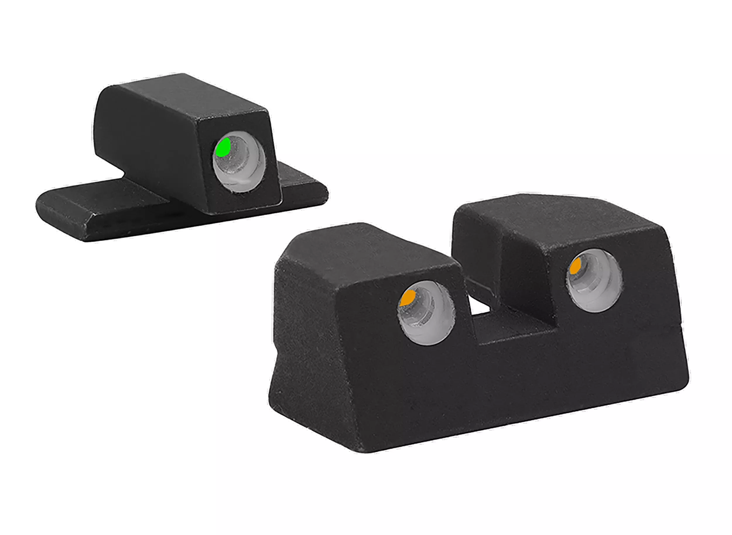 MEPRO USA LLC Tru-Dot Tritium Night Sights for Sig Sauer P-Series - Green Front, Orange Rear, 101103301