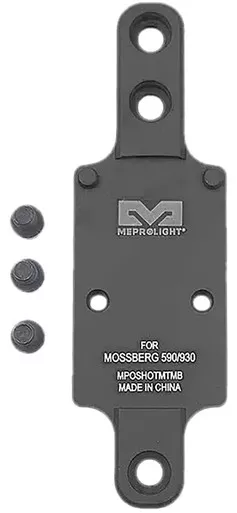 Meprolight USA Mepro RMR Shotgun Plate for Mossberg 590 / 930 Shotguns - Black