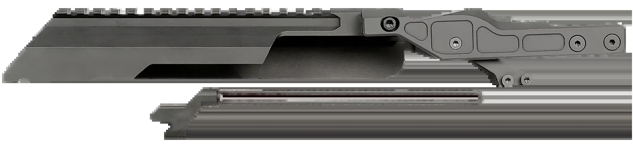 Midwest Industries AK Alpha Series Railed Top Cover, Black Anodized Picatinny - MIAKALPHARTC
