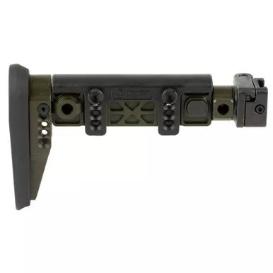 Midwest Industries Alpha Side Folding AK47 Stock - Fits AK47 and Other Firearms that Include a 1913 Stock Adapter, OD Green