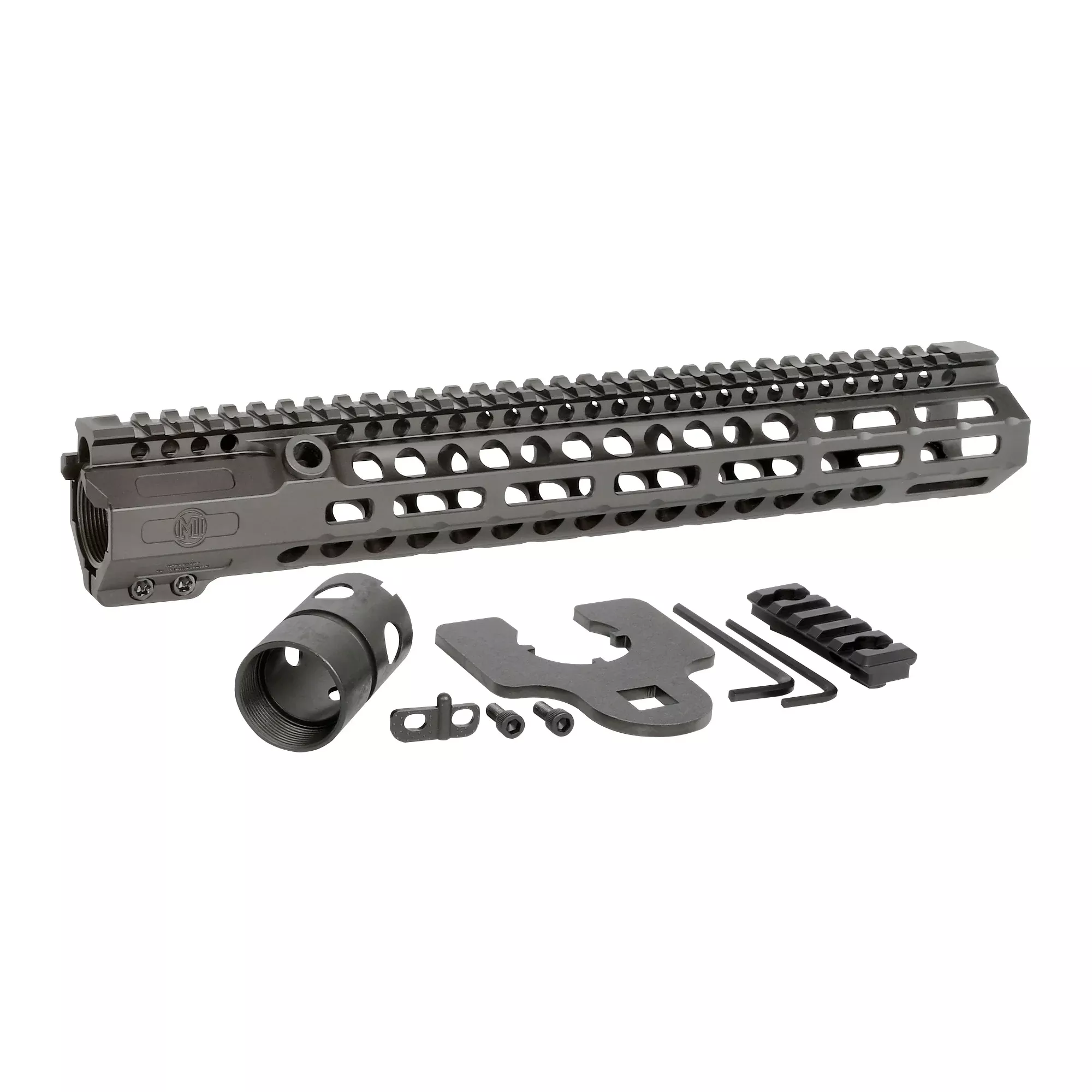 Midwest Industries Combat Rail HD M-LOK Handguard 13.5 in Black for AR-15 MI-CRMHD-13.5