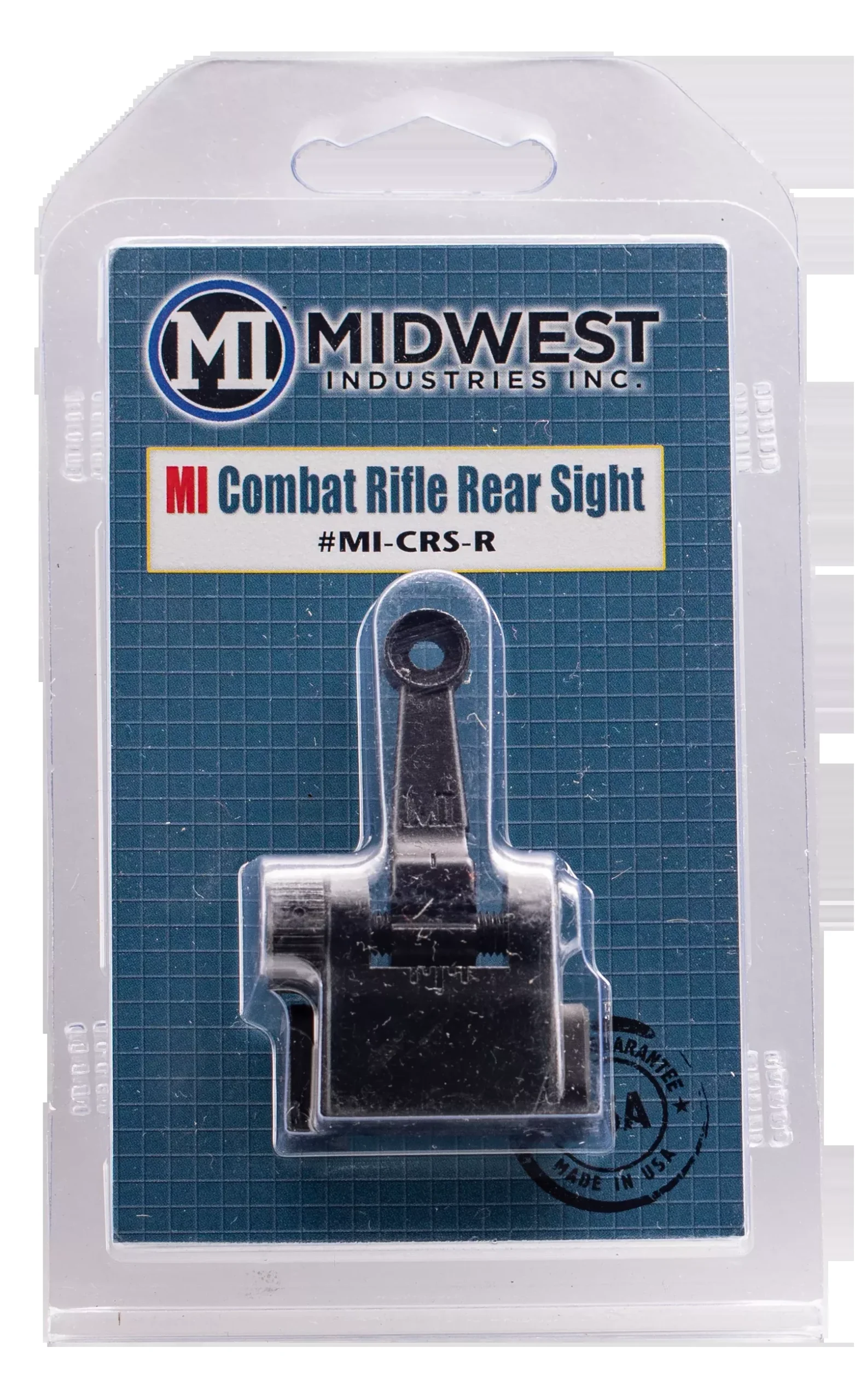 Midwest Industries Combat Rifle Flip-Up Rear Sight for AR-15/M4/M16, Low Profile, MI-CRS-R