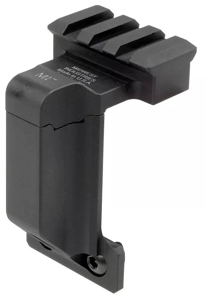 MIDWEST INDUSTRIES INC Sub-2000 Gen2 Mini Optic Mount, 6061-T6 Aluminum, Black Hardcoat Anodized, MIG2SUBR