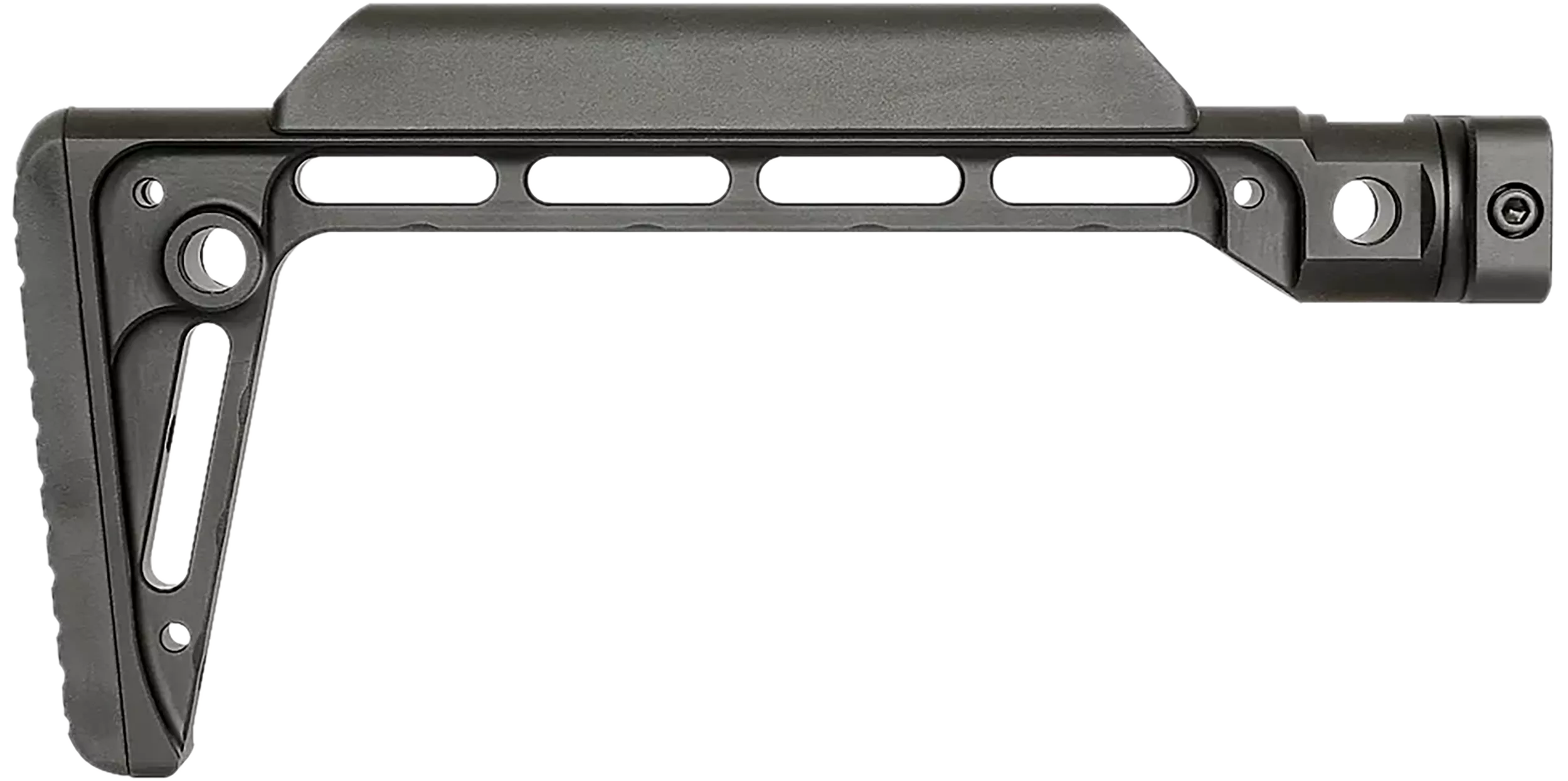 Midwest Industries MIMINF Minimalistic Fixed Stock Black 6061 Aluminum Fixed