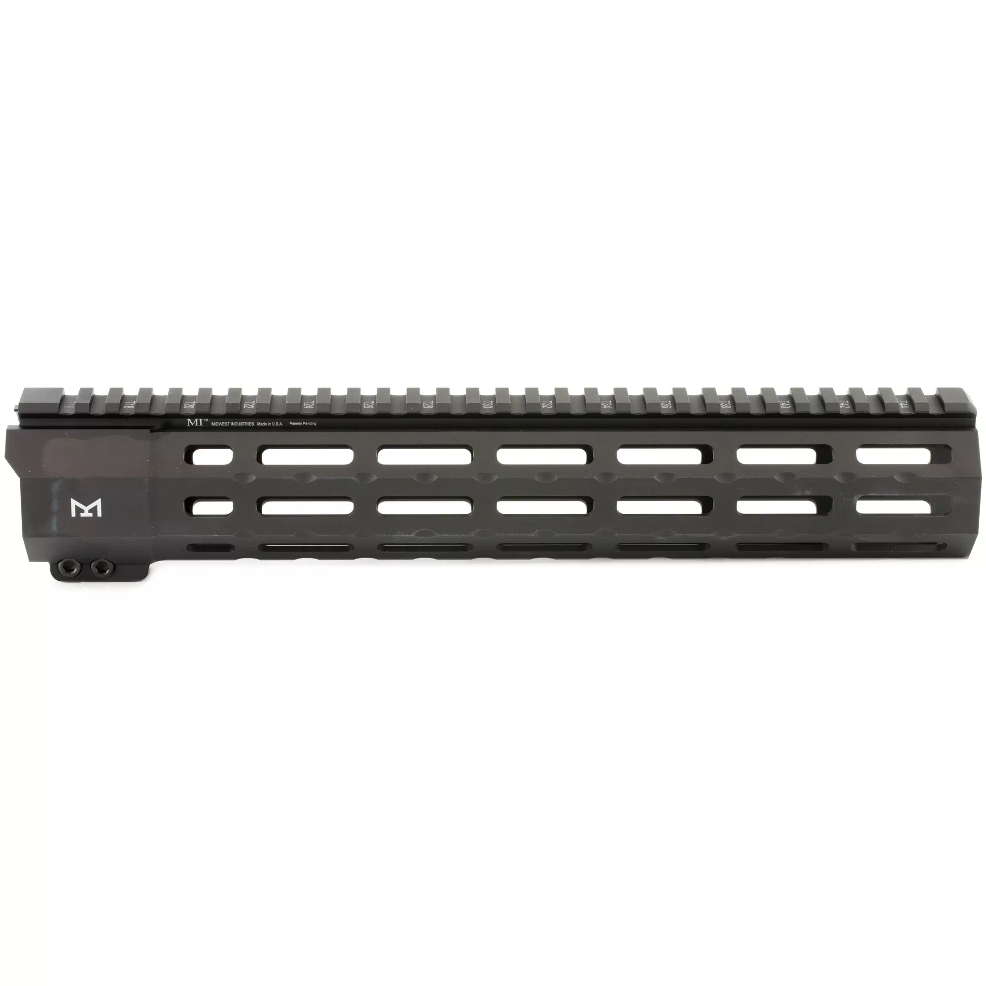 Midwest Industries SP Series 12.625in M-LOK Free-Float Handguard, Picatinny Top Rail MI-SP12M