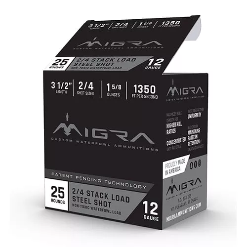 MIGRA STAXD STEEL 12GA 3.5 1-3/8OZ #2-4 25/10