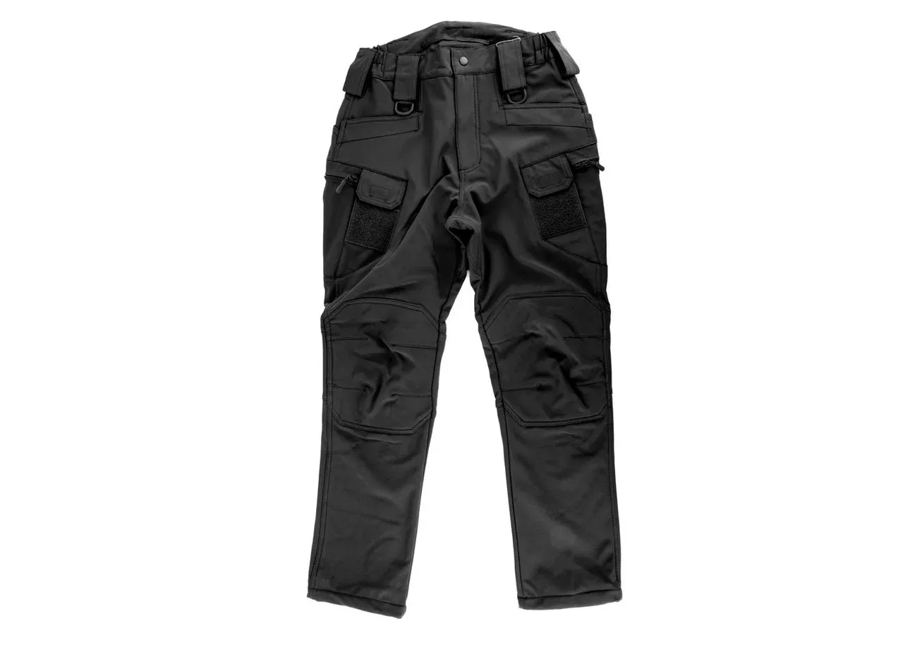 MIL-TEC Black Softshell Assault Pants