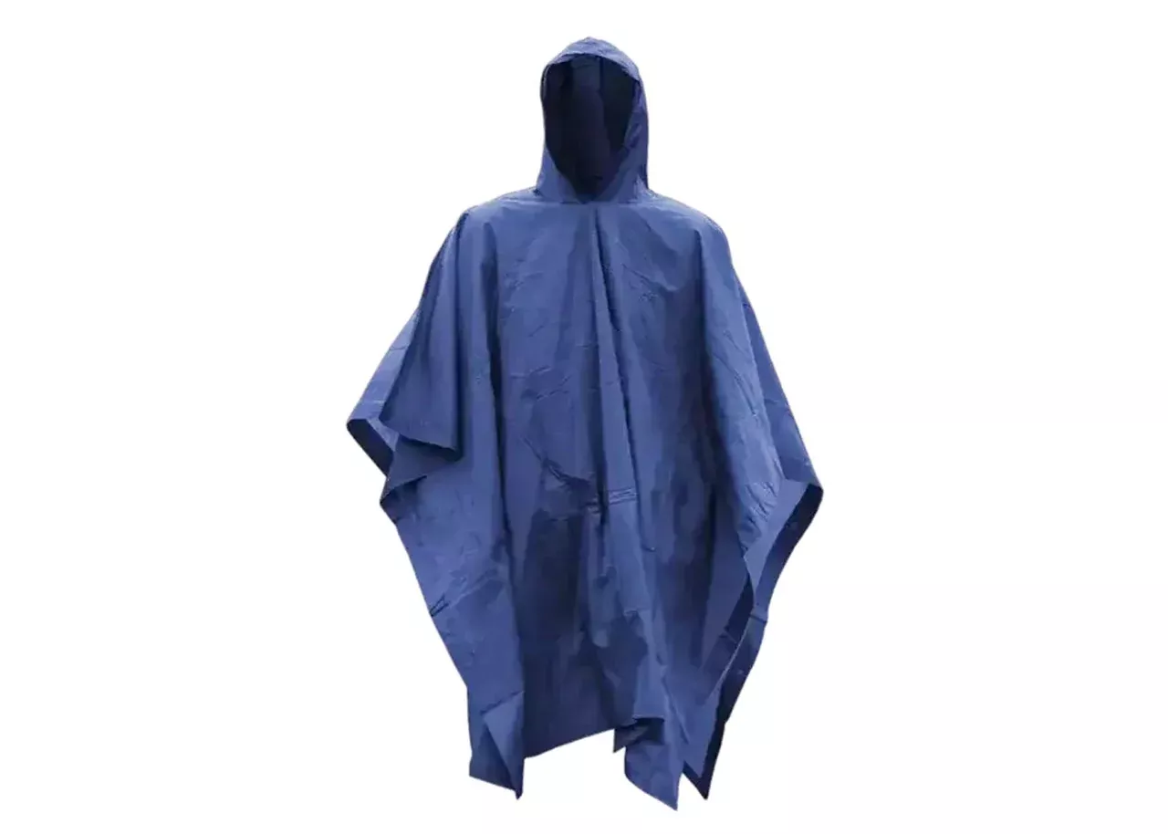 MIL-TEC Vinyl Poncho Dark Blue