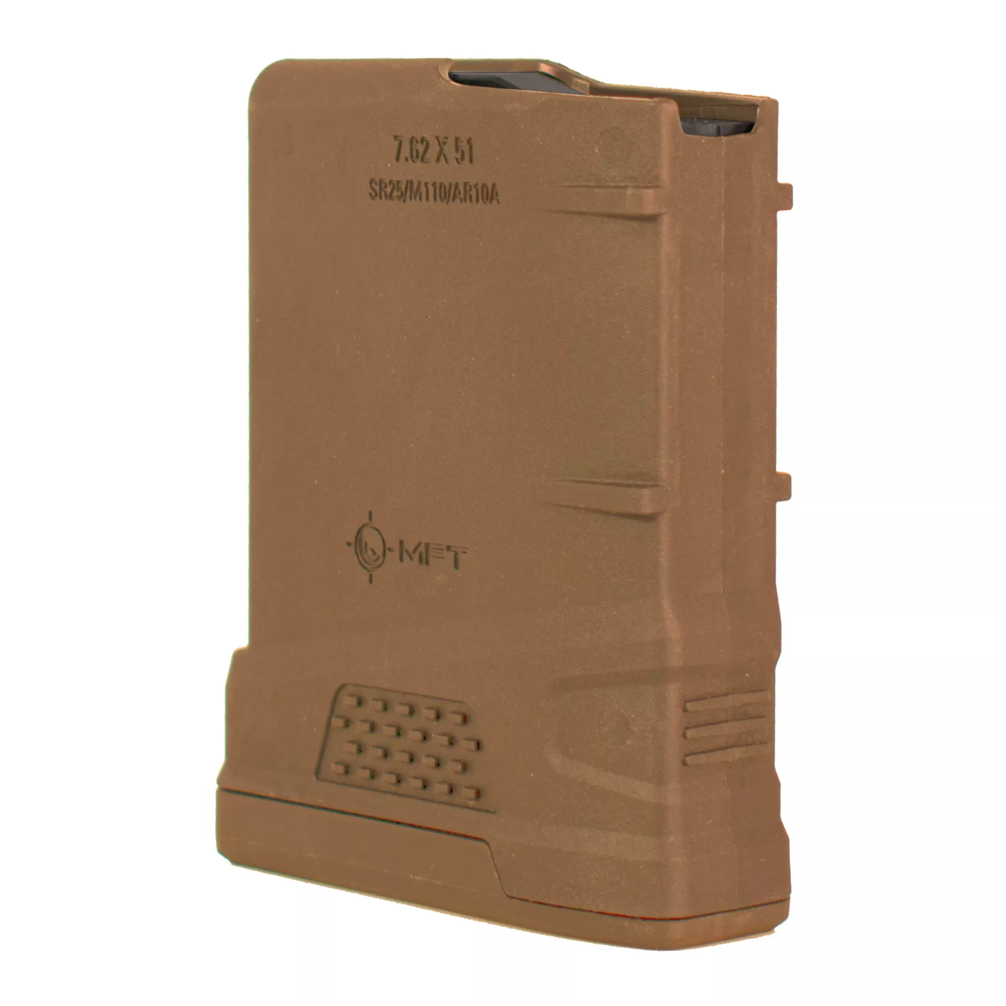 Mission First Tactical Extreme Duty AR-10 .308/7.62x51 10-Round Polymer Magazine, SDE/FDE 10EXD762x51-SDE