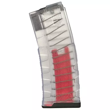 Mission First Tactical Translucent EXD 15/30 15 Round Polymer Magazine - 30 Round Body w/ 15 Round Limiter, 223REM/556NATO, Clear