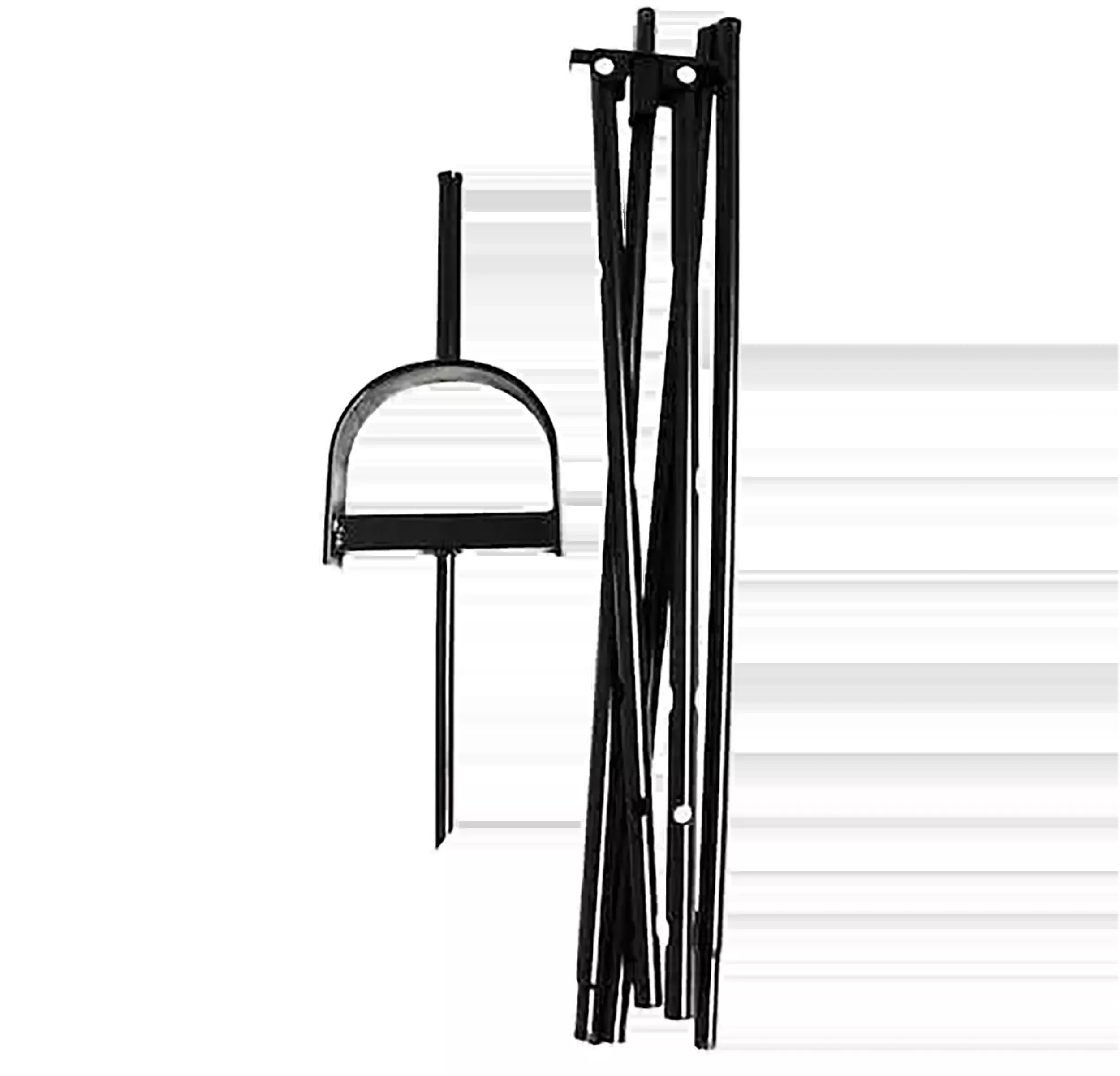 Mojo Dove Tree Decoy Stand with Carry Bag, Black Metal 8-Foot Quick-Set Design HW9006