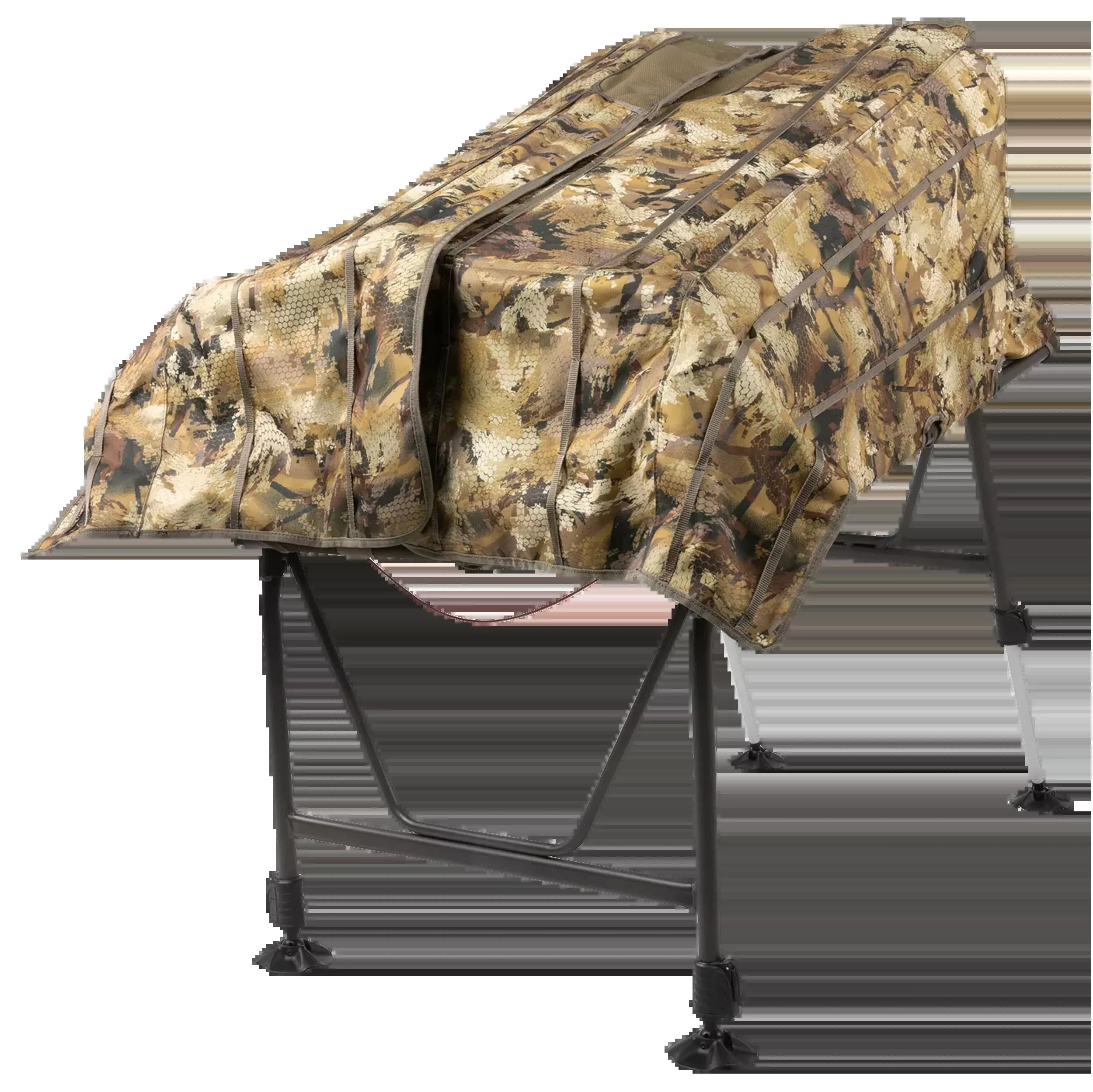 MOmarsh Invisi-Man Hunting Blind, Mossy Oak Original Bottomland, Adjustable 0-30 inches, 31526