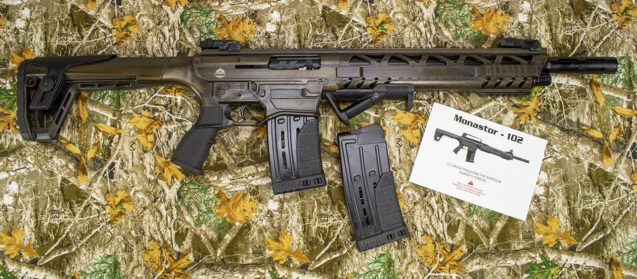 Monastor 102 12GA Battle Worn Bronze Semi-Auto Shotgun