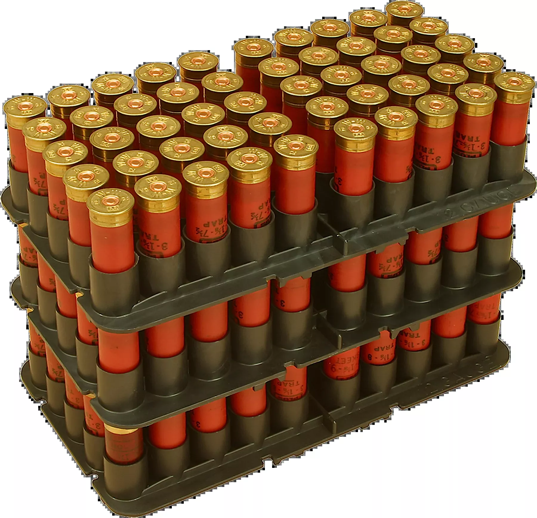 MTM Case-Gard 12 Gauge Shotshell Storage Tray, 50-Round Stackable Polypropylene, ST1240