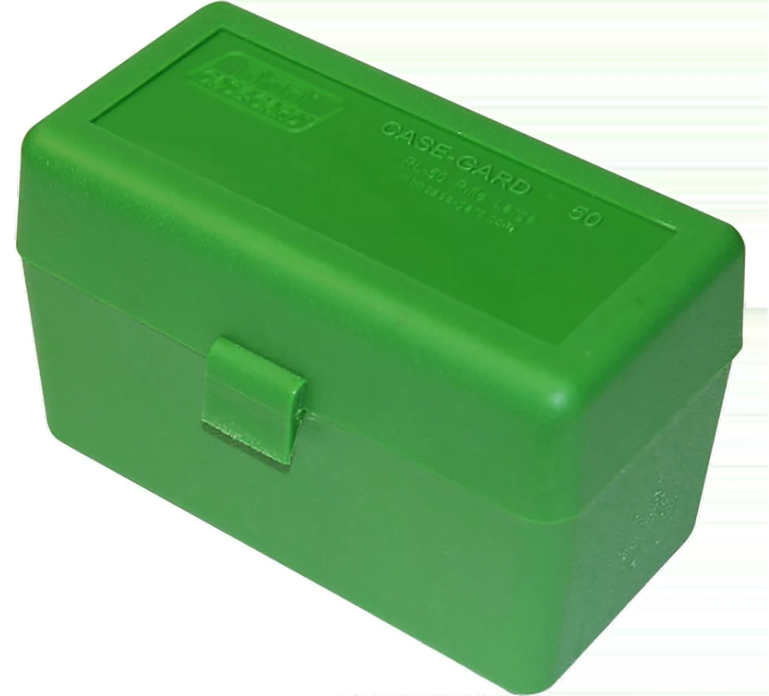 MTM Case-Gard Ammo Box, Flip-Top 50-Round Green – Fits 270 Win, 25-06 Rem, 30-06 Springfield RL5010
