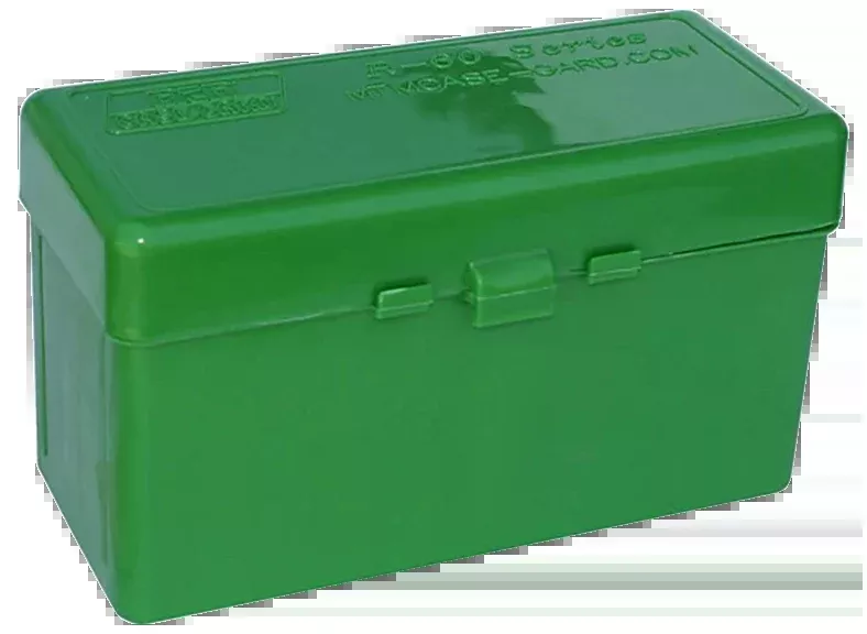 MTM Case-Gard Flip-Top Ammo Box, 60-Round Green Polypropylene for .243/.308/.220 Swift, RM6010
