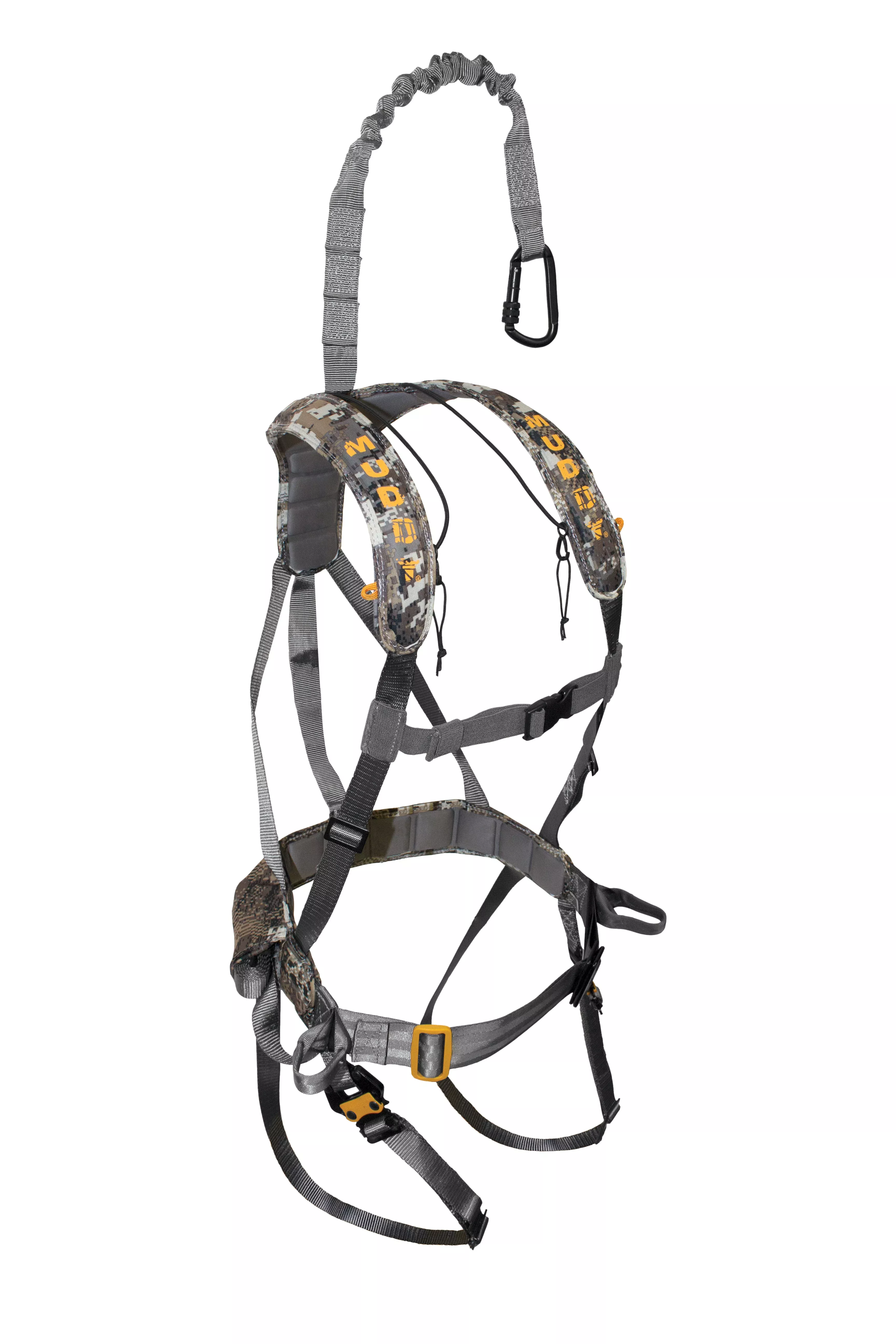 Muddy Ambush Safety Harness, Optifade Elevated II Camo, Padded Nylon with 360° Tether MUDMSH500