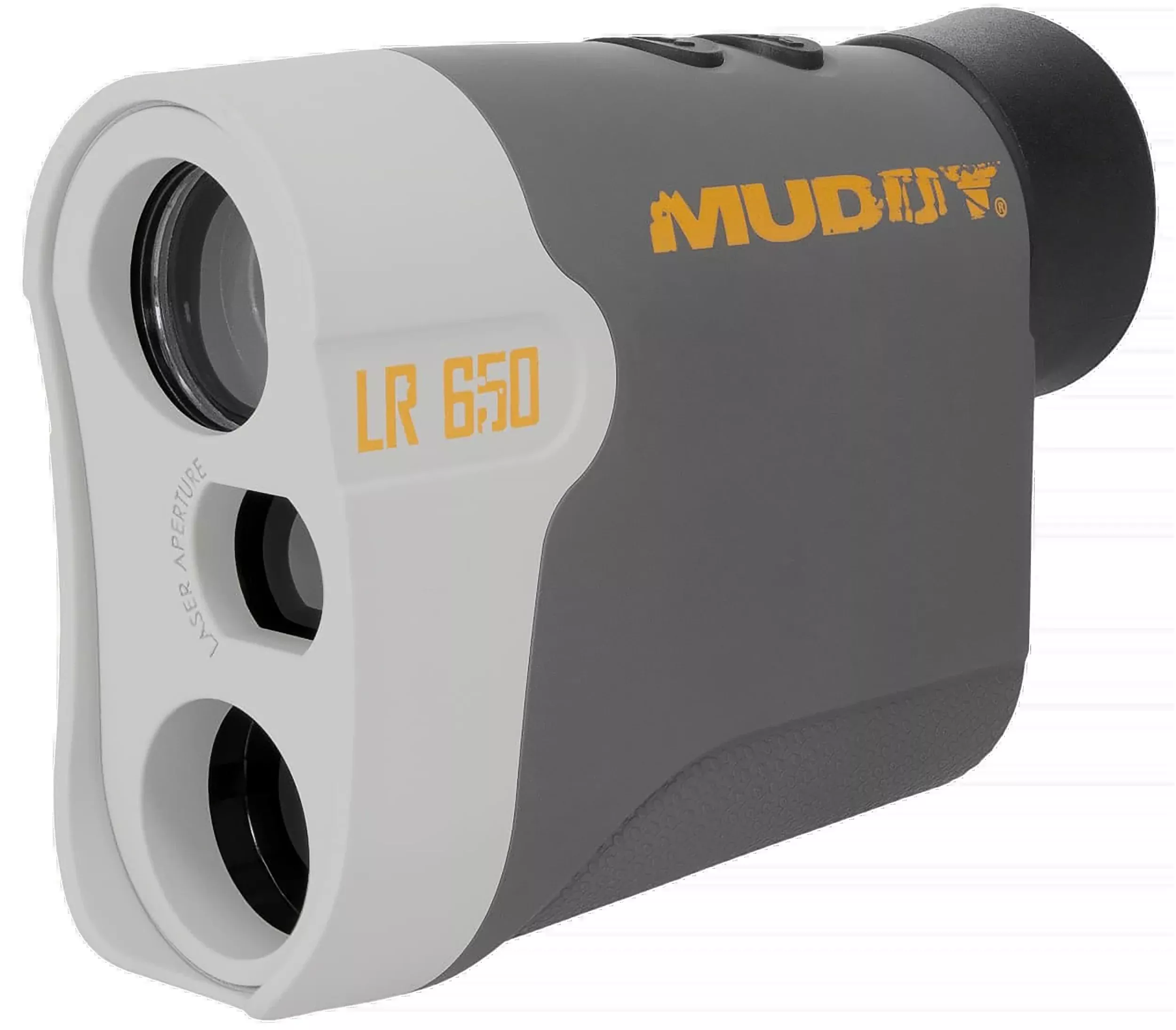 Muddy LR650 Laser Rangefinder, 650-Yard Max, Waterproof ABS Polymer Housing, Black/Gray, MUDLR650