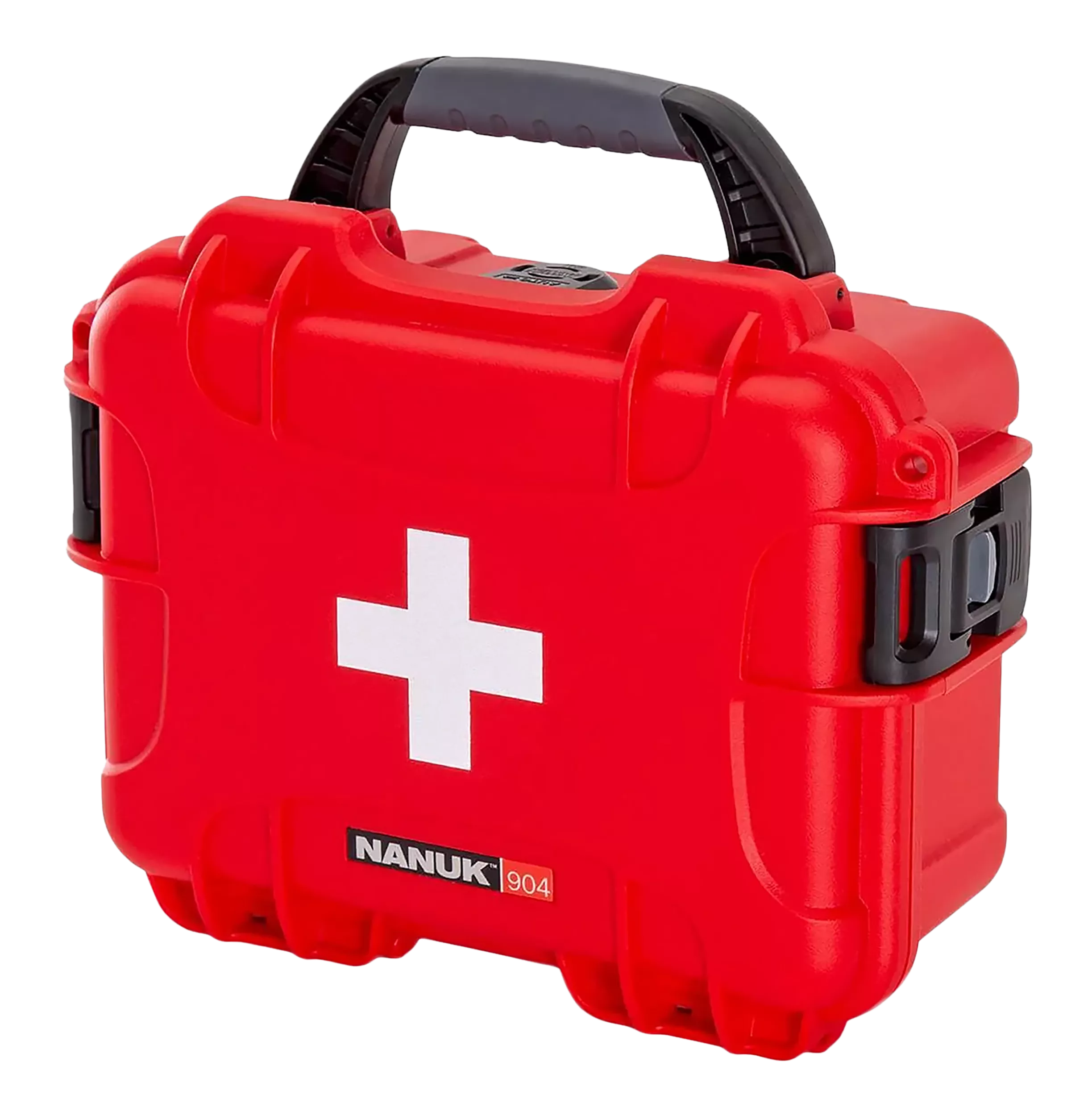 Nanuk 904S000RDPA0FSA01 First Aid CaseWaterproof Red NK-7 Resin