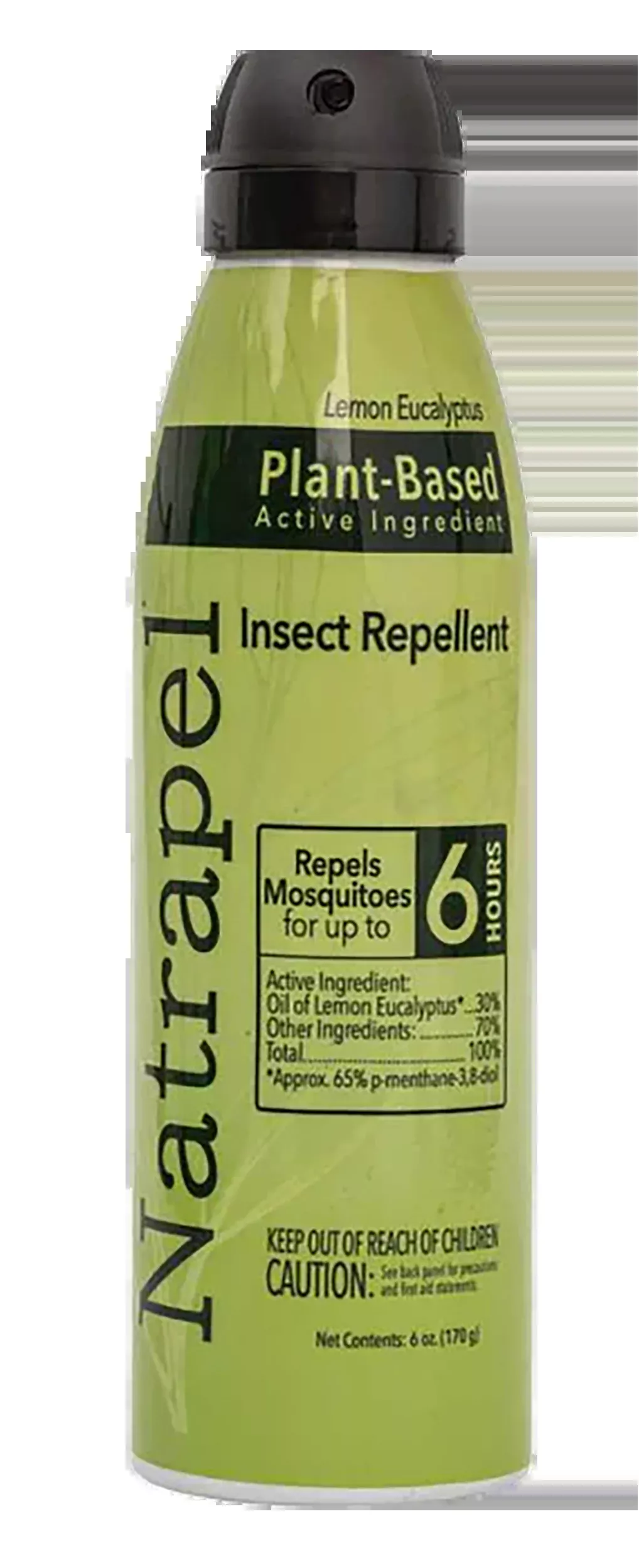 Natrapel Lemon Eucalyptus Insect Repellent Aerosol, DEET-Free, 6 fl oz, 6-Hour Protection 00066865