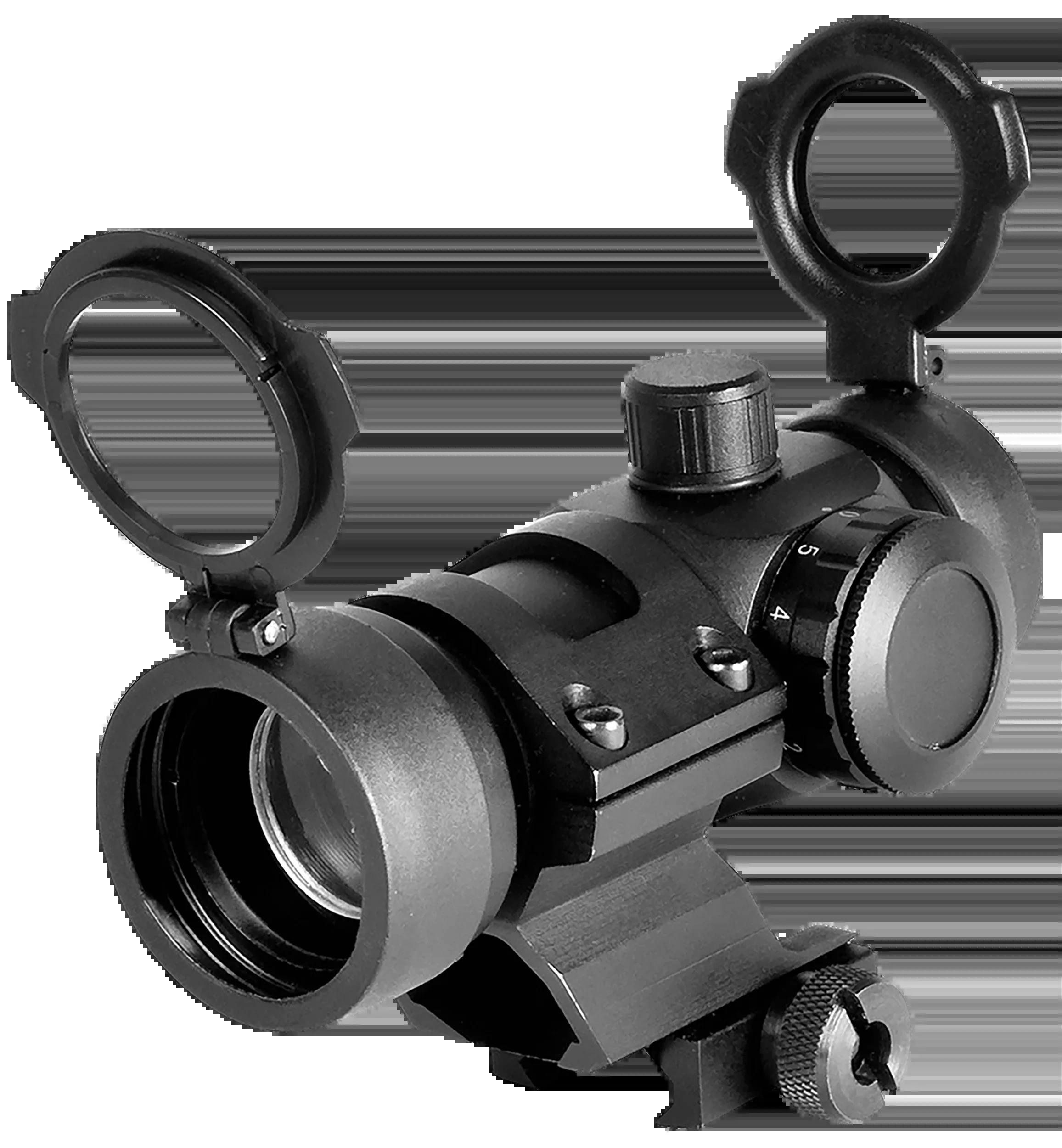 NcSTAR 30mm Red/Green Dot Tube Reflex Sight, 1x, 3 MOA, Cantilever Mount, Flip Caps DMRG130