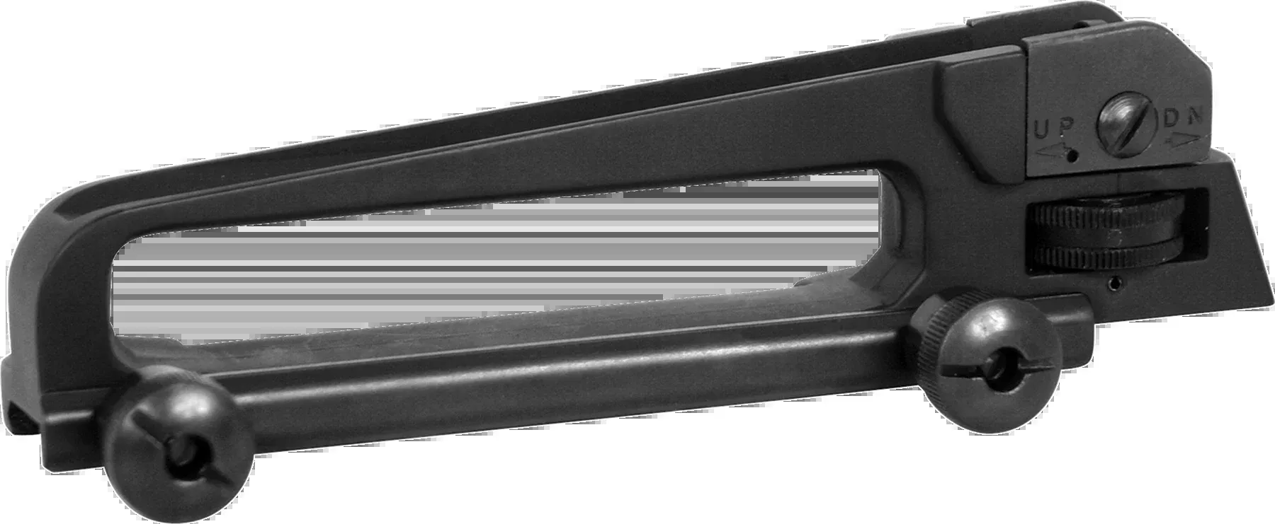 NCStar AR-15 Detachable Carry Handle w/ A2 Dual-Aperture Rear Sight, Tool-Free Mount MARDCH