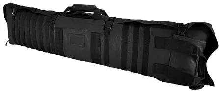 NCSTAR Rifle Case Shooting Mat 48" Unfolds to 66" Shooters Nylon Black Exterior PALS Webbing Includes Ba