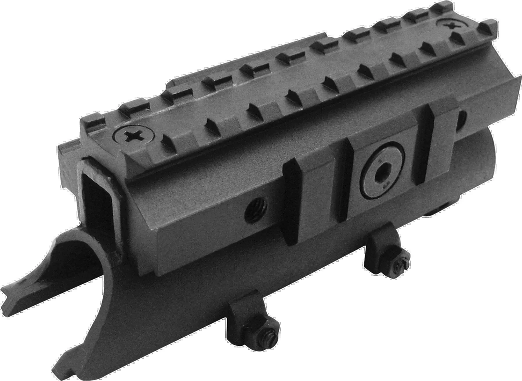 NcSTAR SKS Tri-Rail Weaver Receiver Cover 4.80" - Black
