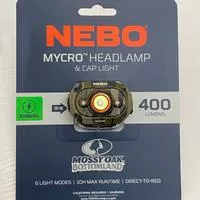 Nebo – Neb- Hlp- 1004 – Mycro 400lm Rechargeable Led Headlamp – Mossy Oak Camo