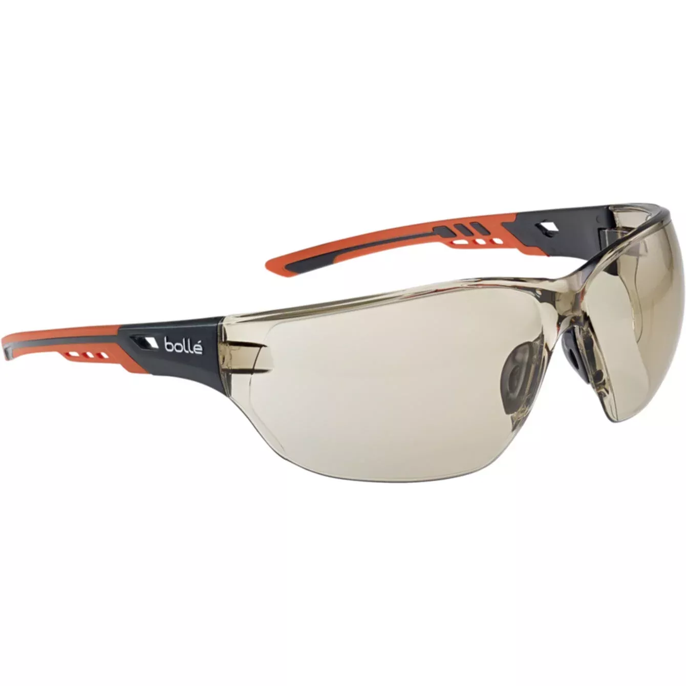 NESS+ SAFETY SPECTACLES PC CSP BROWN PLATINUM PC TPR RI