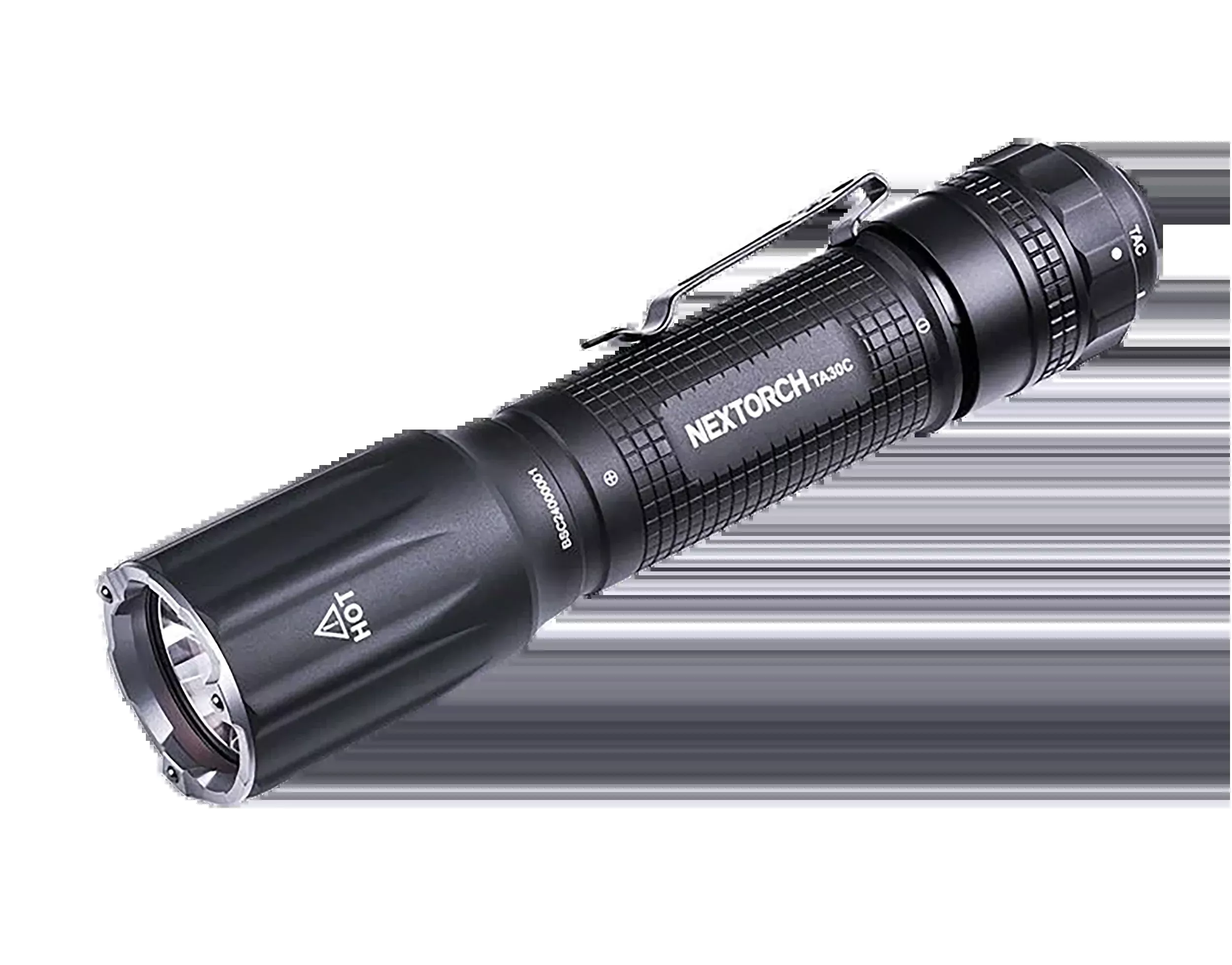 Nextorch TA30C LED Tactical Flashlight – 1600 Lumens, 303m Throw, One-Step Strobe, Dual Fuel