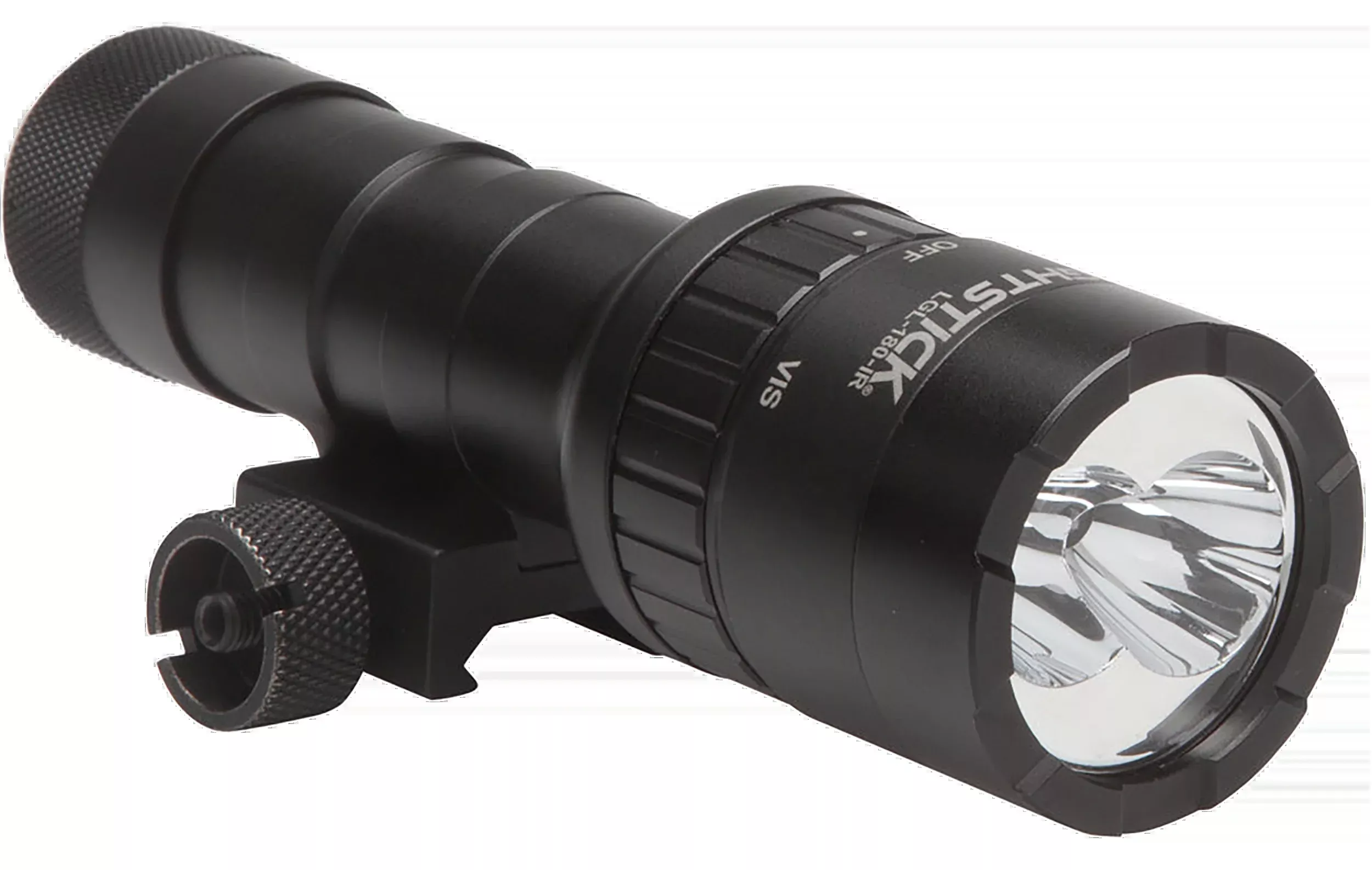 Nightstick Dual-Beam Long Gun Light Kit with Infrared Illuminator, 1100-Lumen White LED, LGL-180-IR