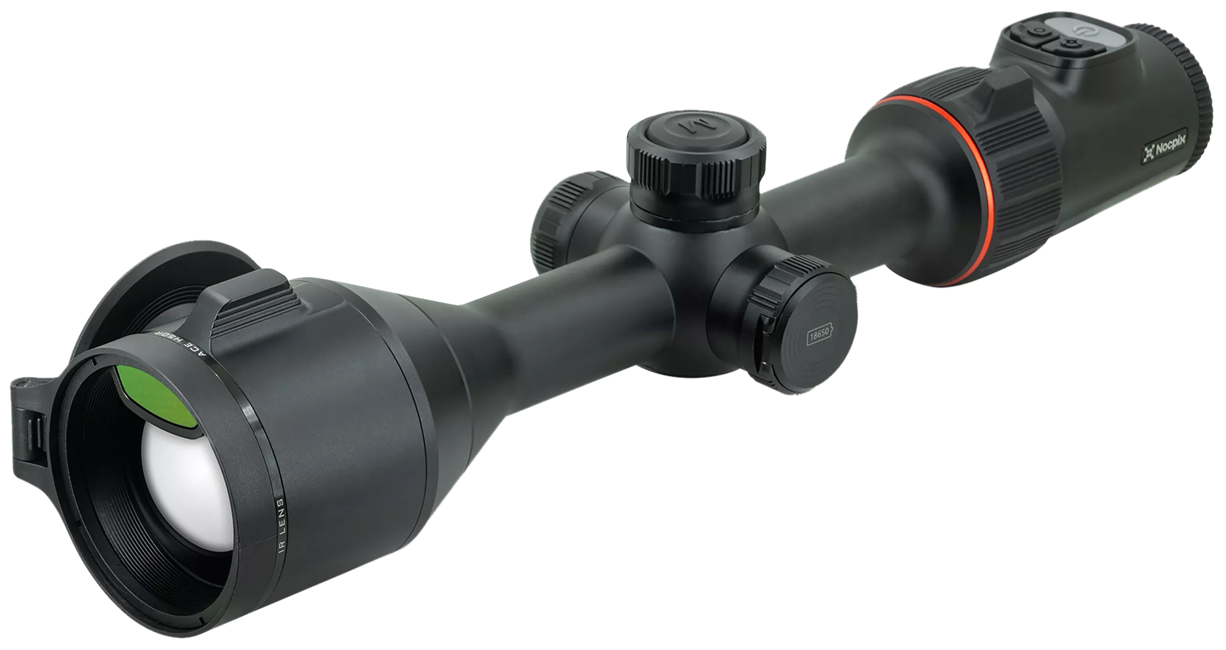 Nocpix ACEH50R Ace H50R LRF Thermal Black 3x50mm Digital 8x Zoom, 640x512 12 Microns 60 Hz Resolution