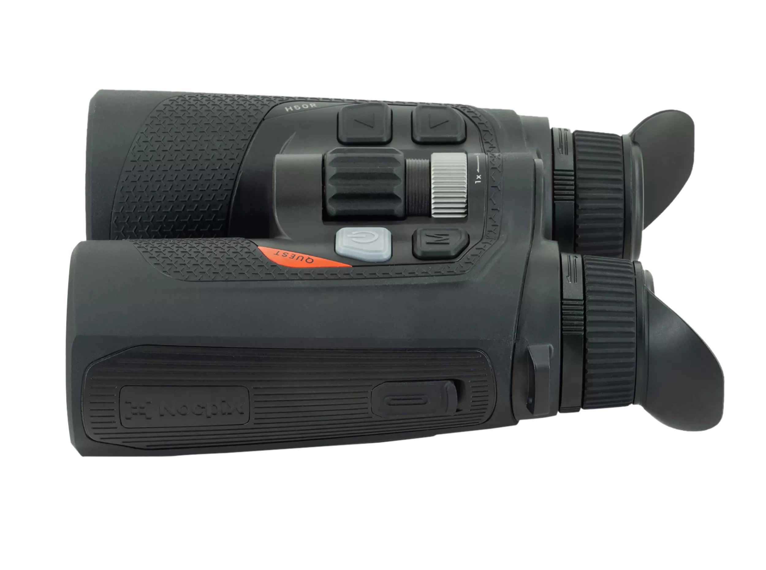 Nocpix QUESTH50R Quest H50R LRF Thermal Rangefinding Binocular Black 4x50mm, 640x480 12 Microns 60Hz Resolution, Zoom Digital 8x