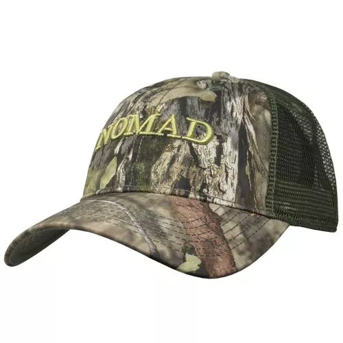 Nomad Camo Trucker Logo Mesh Back Cap Polyester