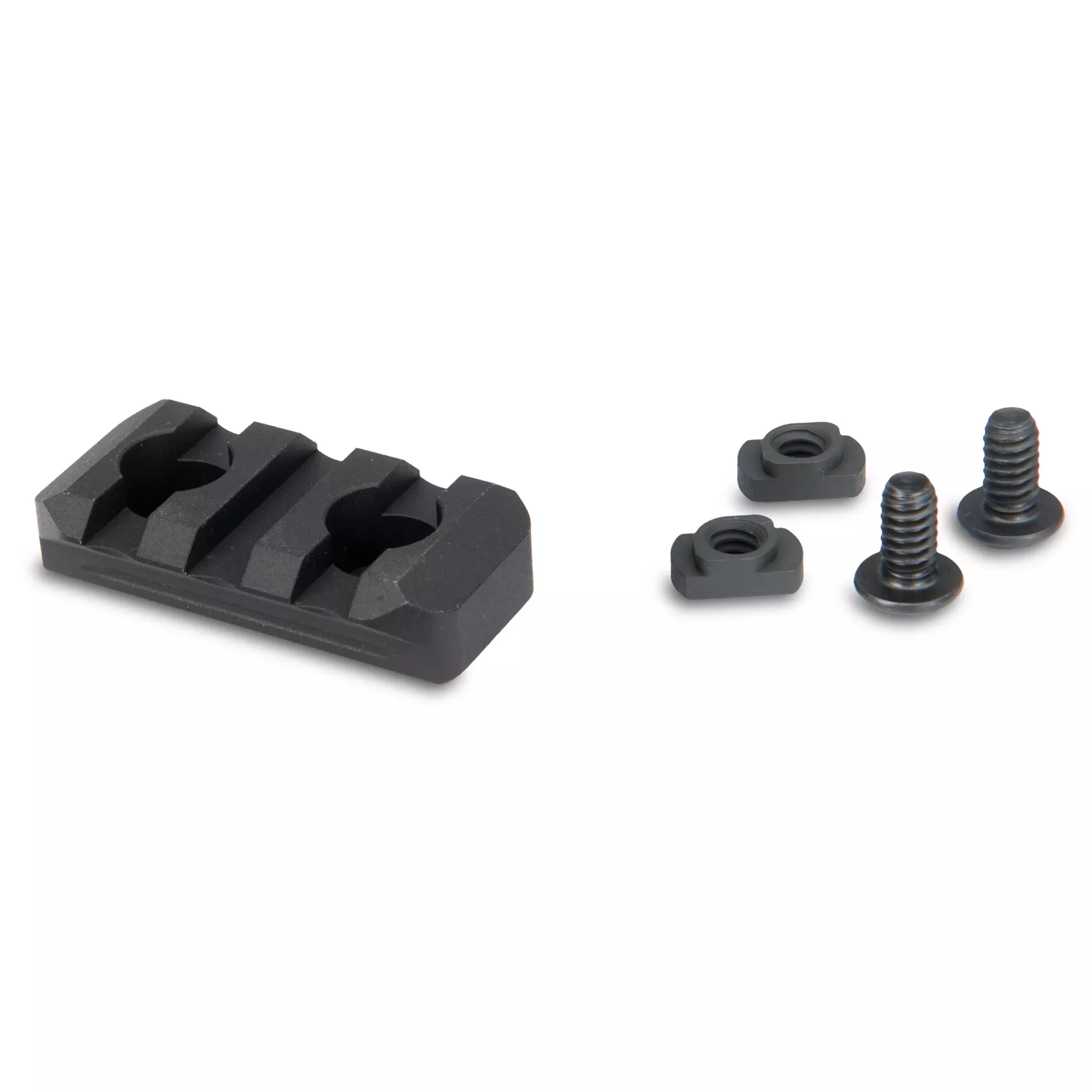 Nordic Components M-LOK 3-Slot Picatinny Rail Section, 1.59in Aluminum w/ Hardware TRL-MLOK-STD-3